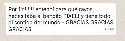 Testimonio de alumno del curso de Facebook e Instagram Ads